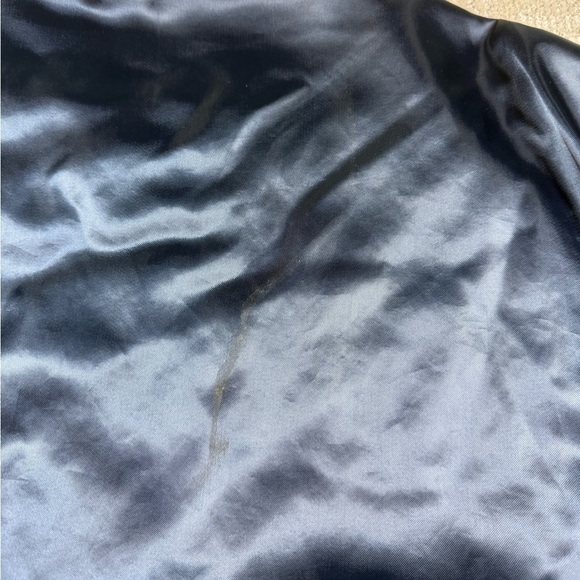 Vintage Swingster Satin Twins Button Down Made In USA Blue Jacket Mens XL - Picture 11 of 11